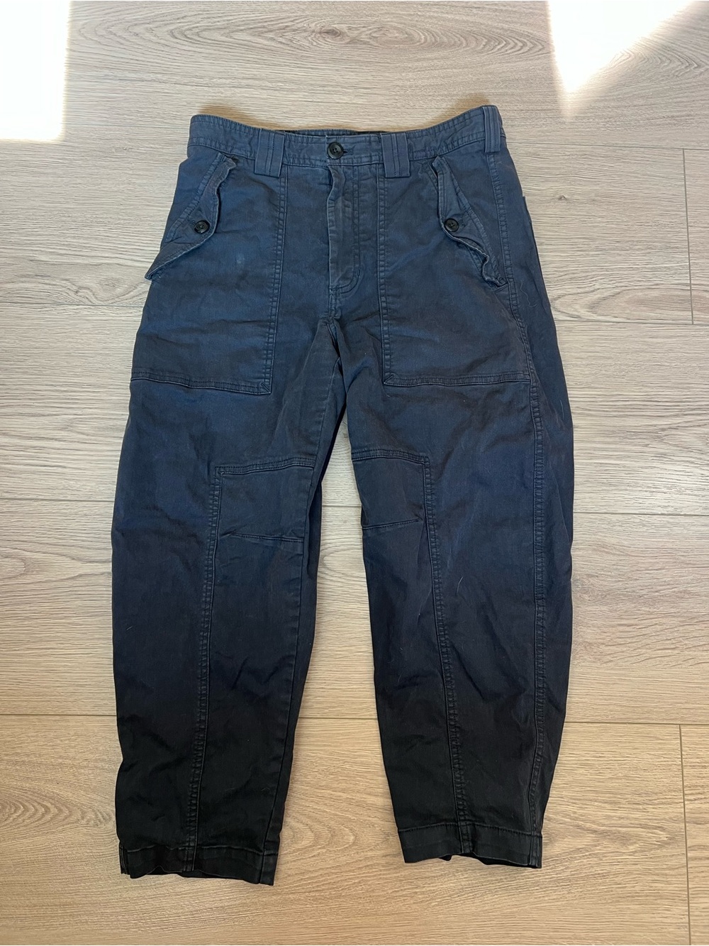Banana Republic Dark Navy Cargo Pants
